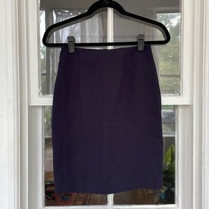 H&M navy pencil skirt